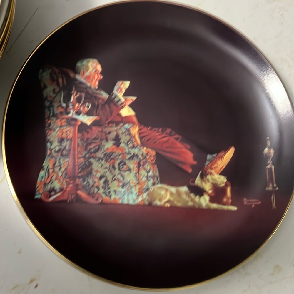 Knowles Norman Rockwell Collectors Plate 1854